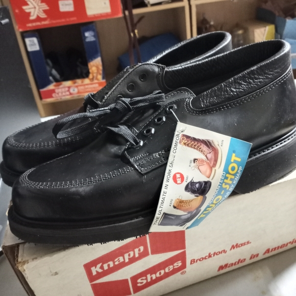Knapp Shoes Knapp Shoes Vintage Leather Steel Toe Oxford Safety